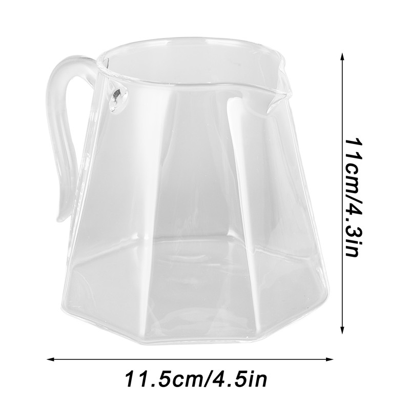 600ml Hand Drip Coffee Glass Cup with Unique Eagle Beak