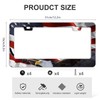American Flag Eagle License Plate Frames - 2 Pcs Set