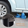 Zodazoqa 2 Pcs Car Trolley Slotted Jack Rubber Potector Pad