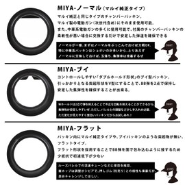 Electric Gun Nitrile 60, 3 Pieces (Miyagawa Rubber Trial Set)