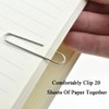 HAHIYO Paper Clips Sturdy 2 inches Length 100 Pack Paperclips