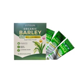 FITGUM Organic Barley Super Green Powder 15 Sachets – with Glutathione & Collage