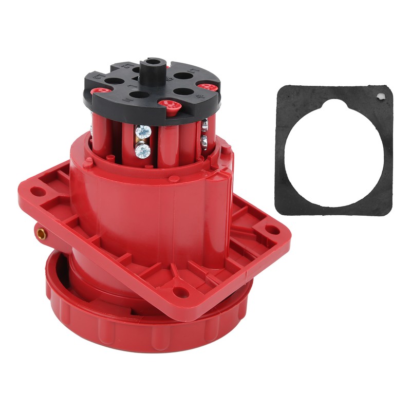380415V 63A Industrial Connector 3P+N+E 5 Pin Oblique Plug IP67