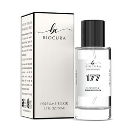 BIOCURA BC Perfume 177 Inspired by Guy Drakkar Dark For Men Replica Fragrance Dupes Eau de Parfum Spray Bottle 1.7 Fl Oz/50ml-X1