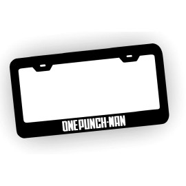 MAN One Punch Man License Plate Frame | Black Frame | Japanese Anime Series NEW