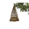 Nativity Scene Ornament For Christmas Tree Carved into Tree shape,
