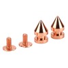 100 Sets Spiked Cone Spike Stud Rose Gold High Hardness