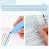 NEWEST 960 Pieces Transparent Highlighter Strips for Reading, Gradient Removable