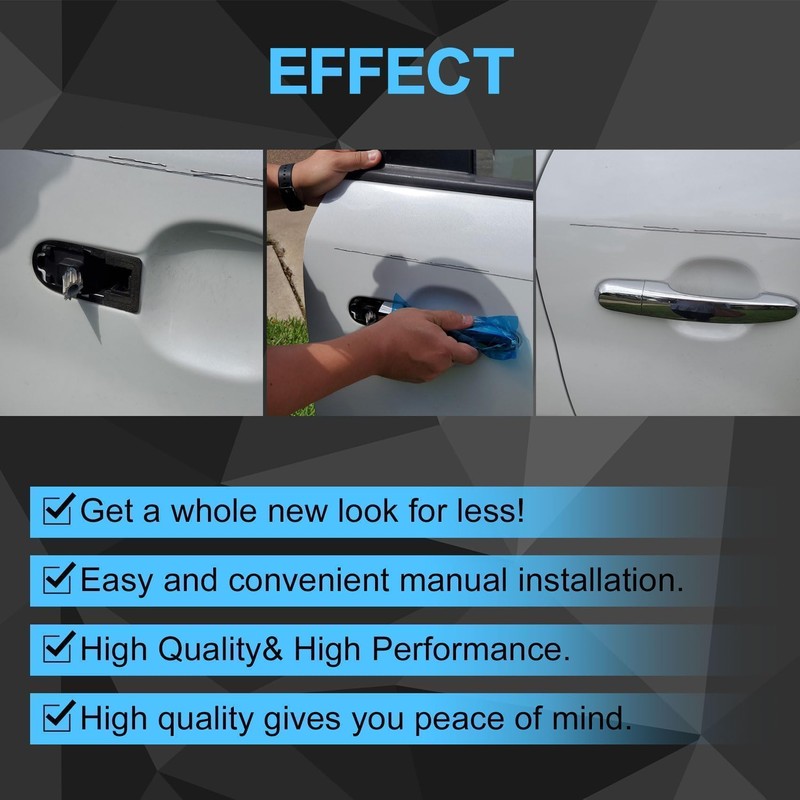 Priprilod Front Right Side Outside Door Handle Chrome Compatible with
