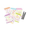SES Creative 14013 Doodle Cards, Diverse Colours