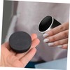 Gadpiparty 4pcs Black Plastic Round Leg Inserts for Furniture Chair
