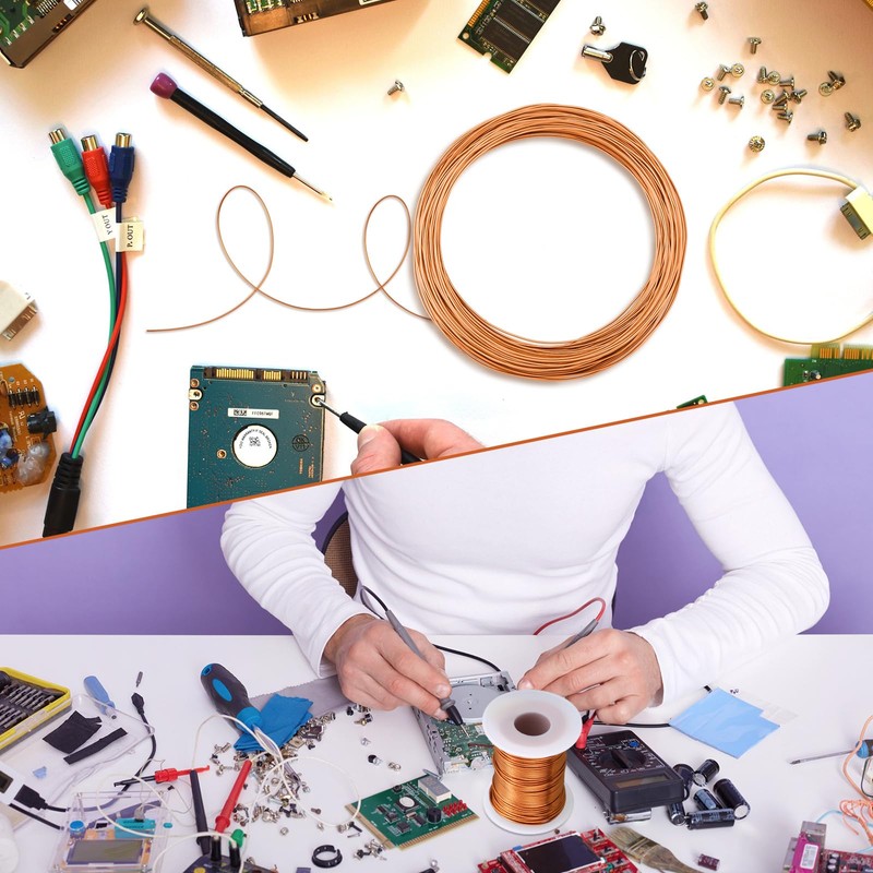 Kanayu Magnet Copper Wire Enamelled Insulated Magnet Winding Wire, Speaker