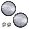 White Plastic Reflector Round Reflector (1 Pair) Bike Reflector Motorcycle