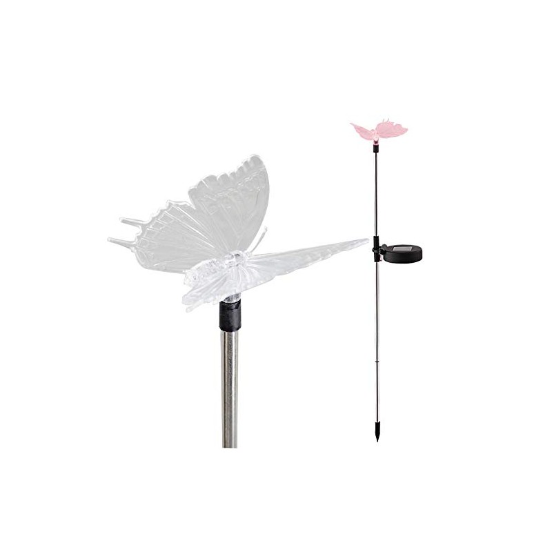 RELIGHTABLE Solar Powered Garden Stake LED Light, Set of 2