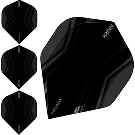 ABC Dart Flights Pentathlon HD150 Pack of 10 Dart Flights, black