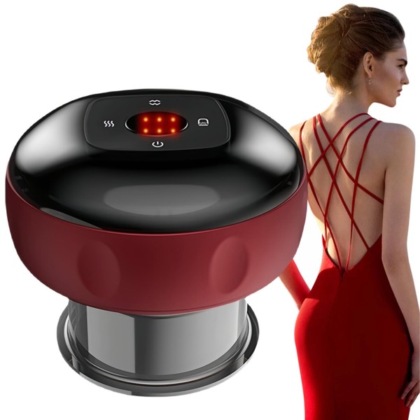Electric Cupping Machine,Smart Cupping Massager,Rechargeable Gua Sha M/assager with 6