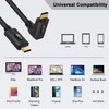 Poyiccot 240W USB C to USB C Cable Right Angle,