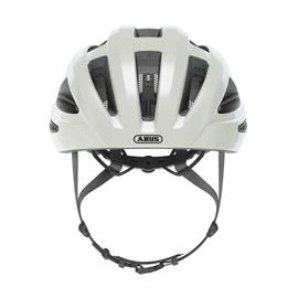 ABUS Macator MIPS road bike helmet - entry-level bike helmet with visor - suitable for ponytail wearers - for men and women - white, size L