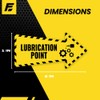 Lubrication Point Stickers (Multi-Directional Arrow) | Grease Point, Grease Here