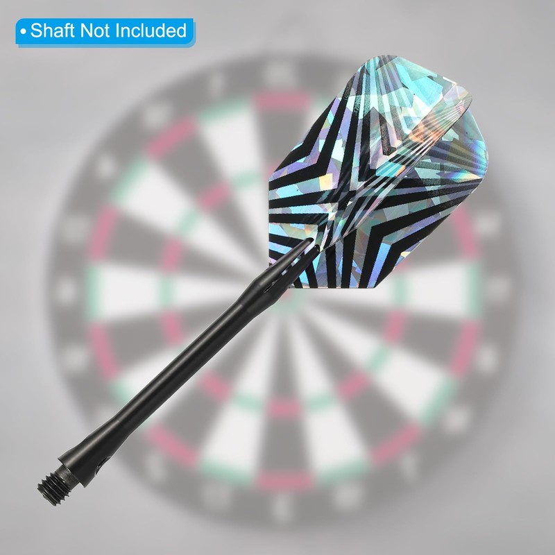 PATIKIL Slim Dart Flights, 6 Pack PET Unique Design Dart