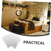 Ipetboom 10pcs PP Plastic Sheets Retardant Craft Panels for DIY