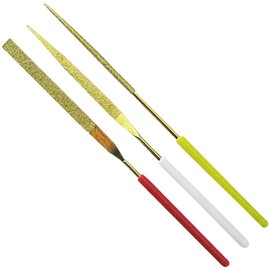 KONYO DFM-3 SUN UP Mini Diamond File, Set of 3, PC Case Included