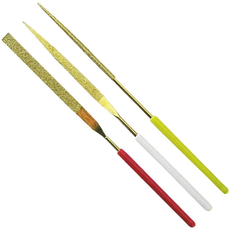 KONYO DFM-3 SUN UP Mini Diamond File, Set of 3,