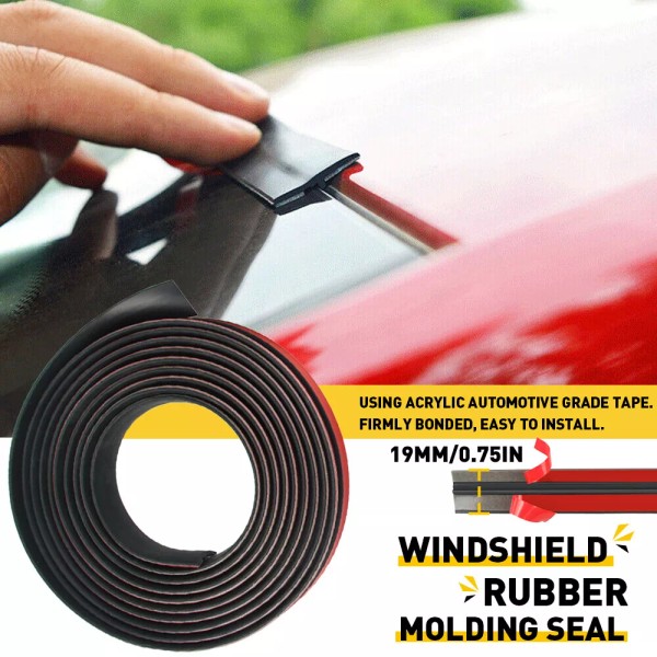 Unbranded Car Roof Windshield Window Rubber Seal Strip Sealed Moulding