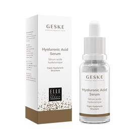 GESKE Hyaluronic Acid Serum Against Dry Skin Face Care Hyaluronic Acid with Triple Structure Anti Ageing Serum Vegan Formula No Animal Testing Complements GESKE SmartAppGuided™ Devices