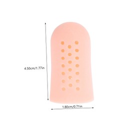 FOMIYES Finger Protective Sleeve Toe Care Corn Cover Toe Protector Hole 20 Pcs for Socks Shoes Friction