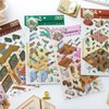 4 Sets DIY 3D Fun Mini Panda House Sticker Scenes