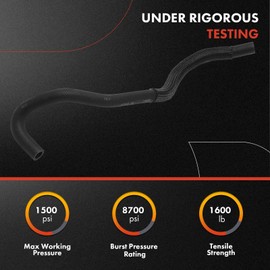 A-Premium Power Steering Reservoir/Suction Line Hose Assembly Compatible with Lexus ES350 2007-2008, 3.5L, Reservoir To Pump
