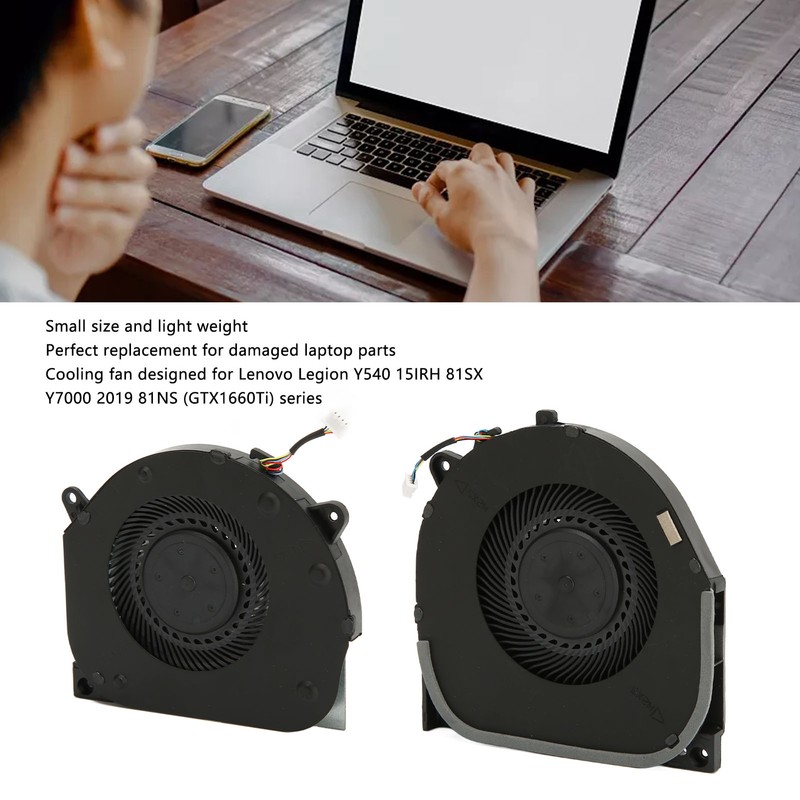 Laptop Cooling Fan Replacement 4 Pin Power Connector For Lenovo