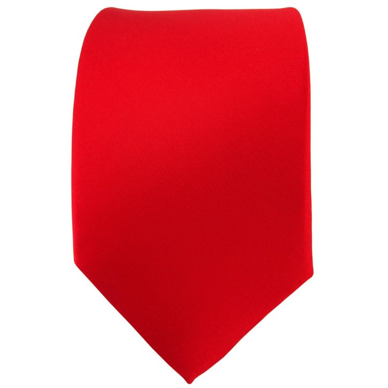 TigerTie Satin Silk Tie in Various Colours Plain - 100%