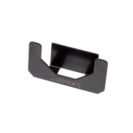 Fuel Inlet Fuel Cap Holder Gasoline General Purpose Fuel Tank Cap Stand with Logo Original Stainless Steel Black AVEST Black Custom Parts General Purpose Car Supplies Car Supplies