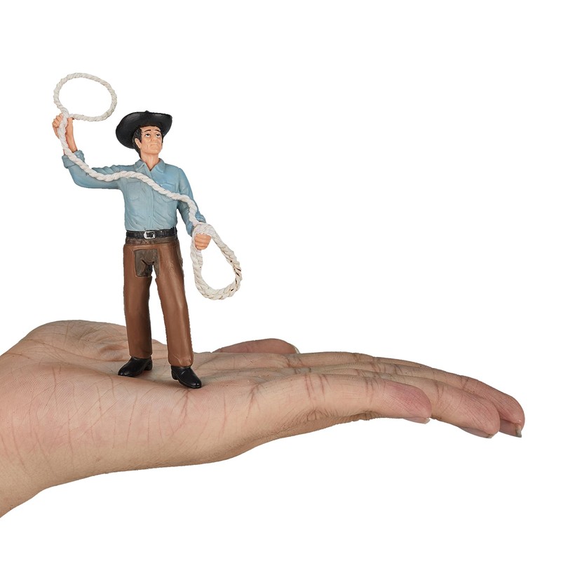 Mojo Cowboy with Lasso Toy Figure