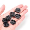 50 Pcs Plastic Cord Locks for Drawstrings Double Hole Spring