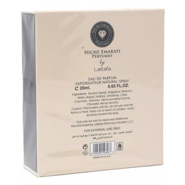 Lattafa Perfumes Niche Emarati Zikra Eau de Parfum Unisex 0.65 oz BRAND NEW