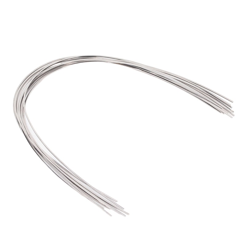50pcs Orthodontic Rectangular Arch Wire Stainless Steel Elastic Orthodontic Arch