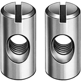 2 x HMH Cross Nut Bolts Cross Nuts Type Q M8 Cross Nut Round Nuts Diameter 12 x 18