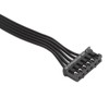 3Pcs Computer Chassis Cooling Fan Mute 6‑Pin Dual RGB Lights