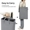 ZERO JET LAG Slim Laundry Hamper With Handles Collapsible Laundry