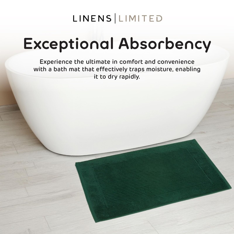 Linens Limited - Non Slip Bath Mat, Bathroom Accessory for