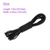 DMiotech 1/8 Inch Shock Cord, 25 Feet Black Bungee Cord
