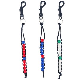 Kasteco 3 Pack Golf Bead Counter Golf Stroke Counter Golf Counter with Clip (3)