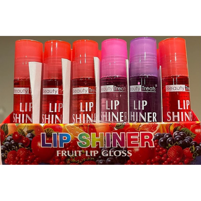 Beauty Treats Lip Shiner Roll-On Fruit Lip Gloss (36 PCS)