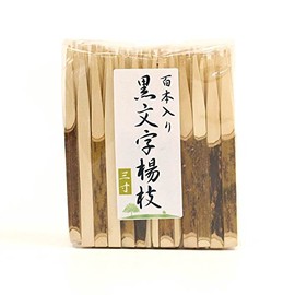 Toothpicks, Black Letters, 3 Size, 100 Pieces, Tea Utensils, Tea Picks, Okeiko, Pastry Cutter, Tea Ceremony, Matcha