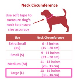 Dog Neck Donut Collar - Inflatable Dog Donut Collar for After Surgery - Elizabethan Collar for Dogs, Dog Inflatable Recovery Collar, Dog Doughnut Collar (Large Size)
