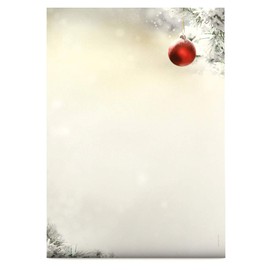 Christmas Silent Night Design Paper A4 50 Sheets Christmas Letter Paper
