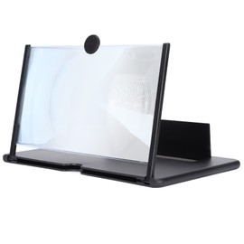 12 Inch Screen Magnifier 3D HD Mobile Phone Screen Amplifier Enlarger Foldable Phone Stand for Movies Videos Games